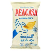 Peacasa - Chickpea Chips - Sea Salt, 128 Gram