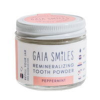 Gaia Smiles - Toothpowder Peppermint, 37 Gram