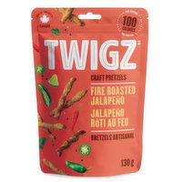 Twigz - Pretzels Fire Toasted Jalapeno, 130 Gram