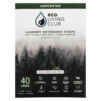 Eco Living Club - Eco Living Laundry Detrgnt Strps Unsc, 40 Each