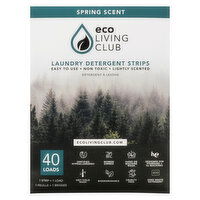 Eco Living Club - Laundry Detergent Strips, 20 Each