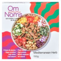 Om Noms - PLANT BASED STRIPS MEDITERRANEAN, 150 Gram