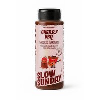 SLOW BOTTLED SUNDAY - SLOW SUNDAY Cherry BBQ Sauce, 250 Millilitre