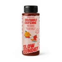 SLOW BOTTLED SUNDAY - Orchard Cayenne Hot Sauce & Marinade, 250 Millilitre