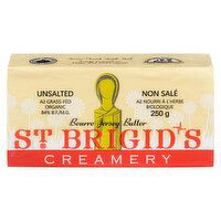 St Brigids Creamery - Unsalted Butter Organic, 250 Gram