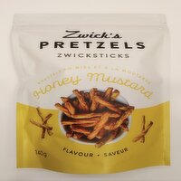 Zwicks - Honey Mustard Pretzel Sticks, 140 Gram