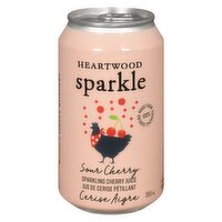 - - Heartwood Sparkling Sour Cherry Juice, 24 Each