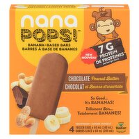 Nanashake - NANAPOPS CHOCOLATE PEANUT BUTTER, 4 Each