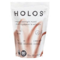 Holos - Overnight Cocoa Muesli Organic, 90 Gram