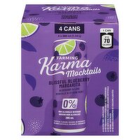 Farming Karma Fruit - Blissful Blueberry Margarita 0% Alc Vol, 285 Millilitre