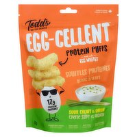 TODDS - PROTEIN PUFFS SOURCREAM&ONION, 70 Gram