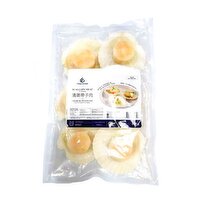 Clear Ocean - IQF Scallop Medallions on Half Shell, 265 Gram