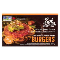 Sol Cuisine - Burgers Chickpea Potato, 284 Gram