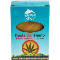 Mountain Sky - Soap Hemp Rasta Bar, 135 Gram