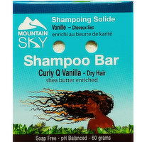 Mountain Sky - Shampoo Bar Curly Q Van, 60 Gram