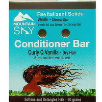 Mountain Sky - Conditioner Bar Curly Q Van, 50 Gram