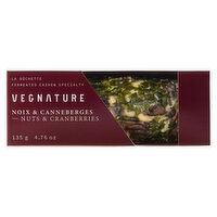 VegNature - Vegan Goat Cheese Cranberry & Nuts, 135 Gram