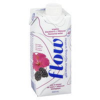 Flow Water - Alkaline Spring Water Blackberry & Hibiscus, 500 Millilitre