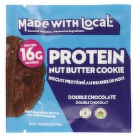 Made WITH Local - Double Chocolate Protein Nut Butter Cookie, 68 Gram