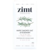 Zimt Artisan Choc - Chocolate Bar - Maple Smoked Salt & Rosemary, 50 Gram