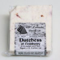 Mt Lehman - Dutchess Mild Goat Cheese w/ Cranberries, 150 Gram