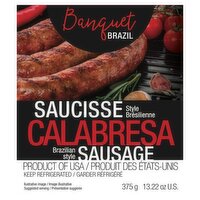 Banquet - Brazil Smoke Calabresa Sausage, 375 Gram