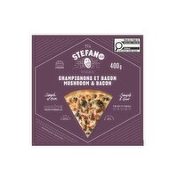 STEFANO Faita - Mushroom & Bacon Pizza, 400 Gram
