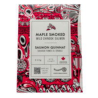 Authentic Indigenous - Maple Smoked Wild Chinook Salmon, 113 Gram