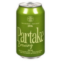 Partake Brewing - IPA Non Alcoholic, 355 Millilitre