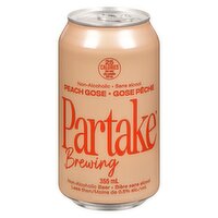 PARTAKE - Beer Non Alcoholic Peach Goose, 355 Millilitre