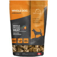 Whole Dog - Liver Snaps Pumpkin, 380 Gram