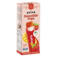 evive - Smoothie Pops, Strawberry Mango, 50mL, 5 Each