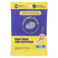 Healthy Hippo - Gummies Sour Keys, 50 Gram