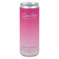 Cooler Co. - Cherry Cream Soda Kombucha, 355 Millilitre