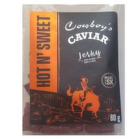 Cowboys Caviar - Cowboys Caviar Beef Jerky HotNSweet Fl, 80 Gram