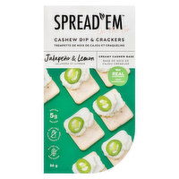 Spread'em Kitchen - Spread Em Dip&Crkr Jalapeno & Lemon, 86 Gram