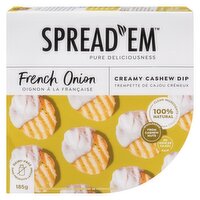 Spread'em Kitchen - French Onion Creamy Cashew Dip, 185 Gram