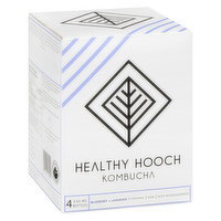 Healthy Hooch - Kombucha, Blueberry Lavendar, 4 Each