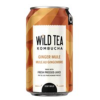 Wild Tea - Ginger Mule Kombucha, 355 Millilitre