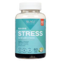 SUKU Vitamins - Buh Bye Stress, 60 Each