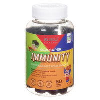 SUKU Vitamins - Kids Super Immunity Gummies, 60 Each