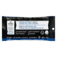 PURE FOODS - Semi Sweet Mini Chocolate Chips Vegan, 255 Gram