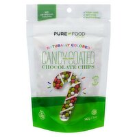 PURE FOODS - HOLIDAY CANDY COATED MINI CHOCOLATE CHIPS, 142 Gram