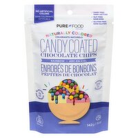 PURE FOODS - Pure Foods Rainbow Mini Choc Chips, 142 Gram