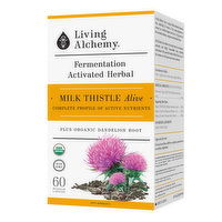 Living Alchemy - Living Alchemy Milk Thistle Alive, 60 Each