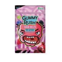 Gummy Rush - Sour Belts, Berry Bonanza, 96 Gram