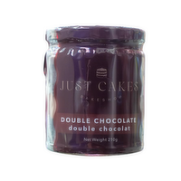Just Cakes - Double Chocolate Cake Jar, 210 Gram