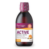 Sea-licious - Active Omega 3 + MCT Oil Orange Vanilla, 250 Millilitre