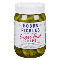 Hobbs Pickles - Sweet Heat Chips, 532 Millilitre