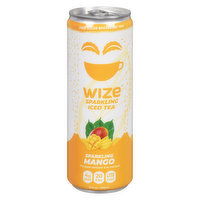 Wize - Iced Tea Sparkling Mango, 355 Millilitre